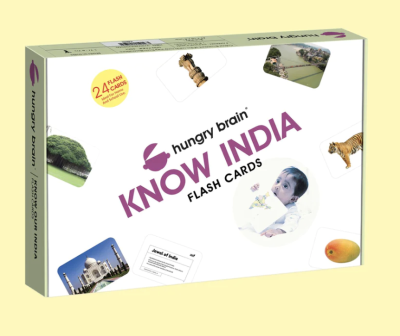 Hungry Brain Know India Flash Card